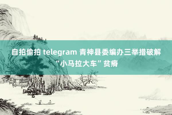 自拍偷拍 telegram 青神县委编办三举措破解“小马拉大车”贫瘠