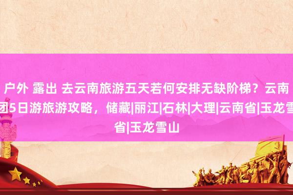 户外 露出 去云南旅游五天若何安排无缺阶梯？云南参团5日游旅游攻略，储藏|丽江|石林|大理|云南省|玉龙雪山